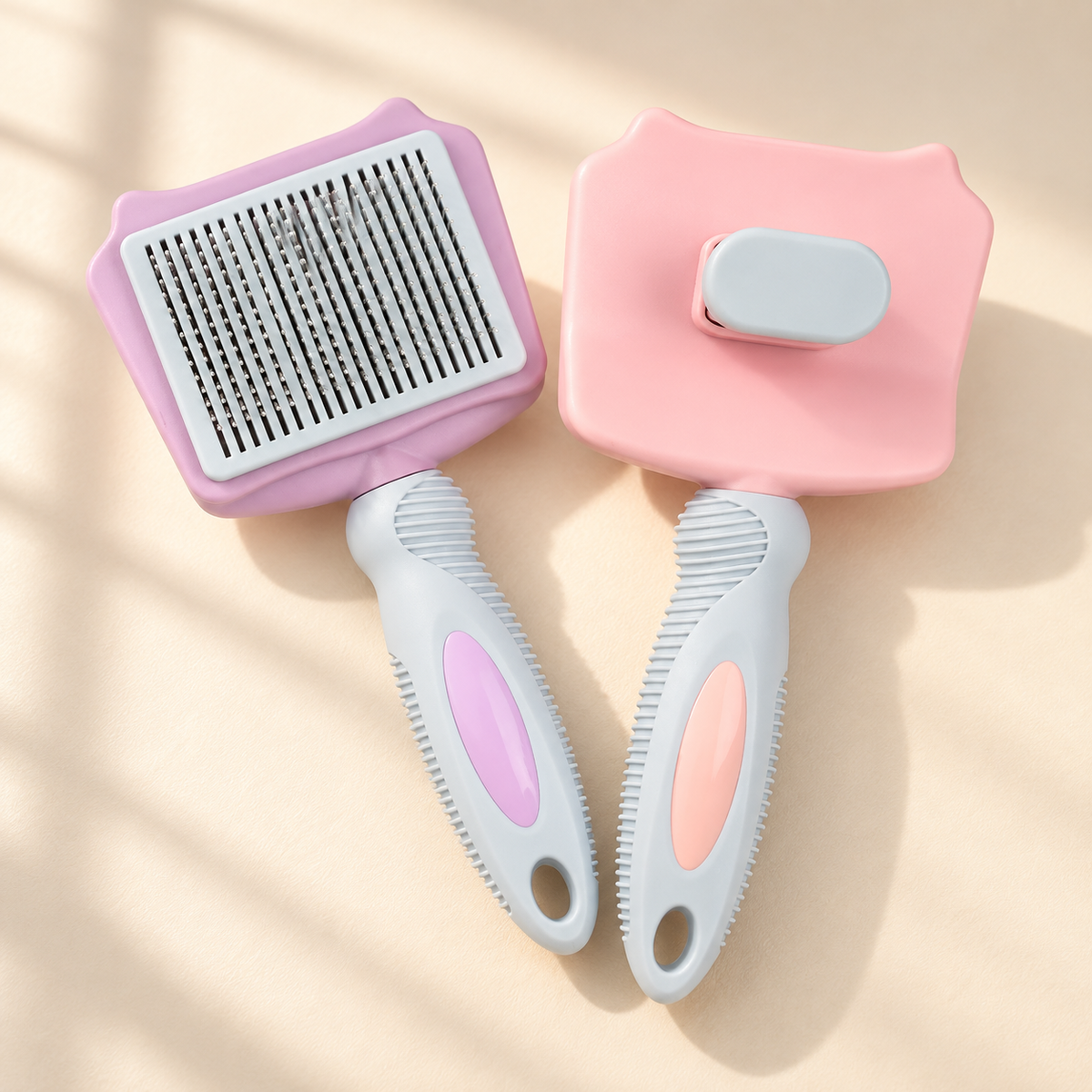 Ceverin Slicker Brush — Self-Cleaning, Medium & Long Coats