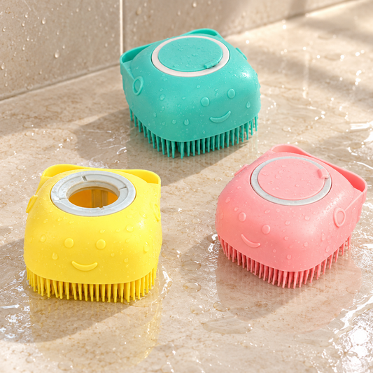 Ceverin Bath Glove — Silicone Massage & Shampoo Brush